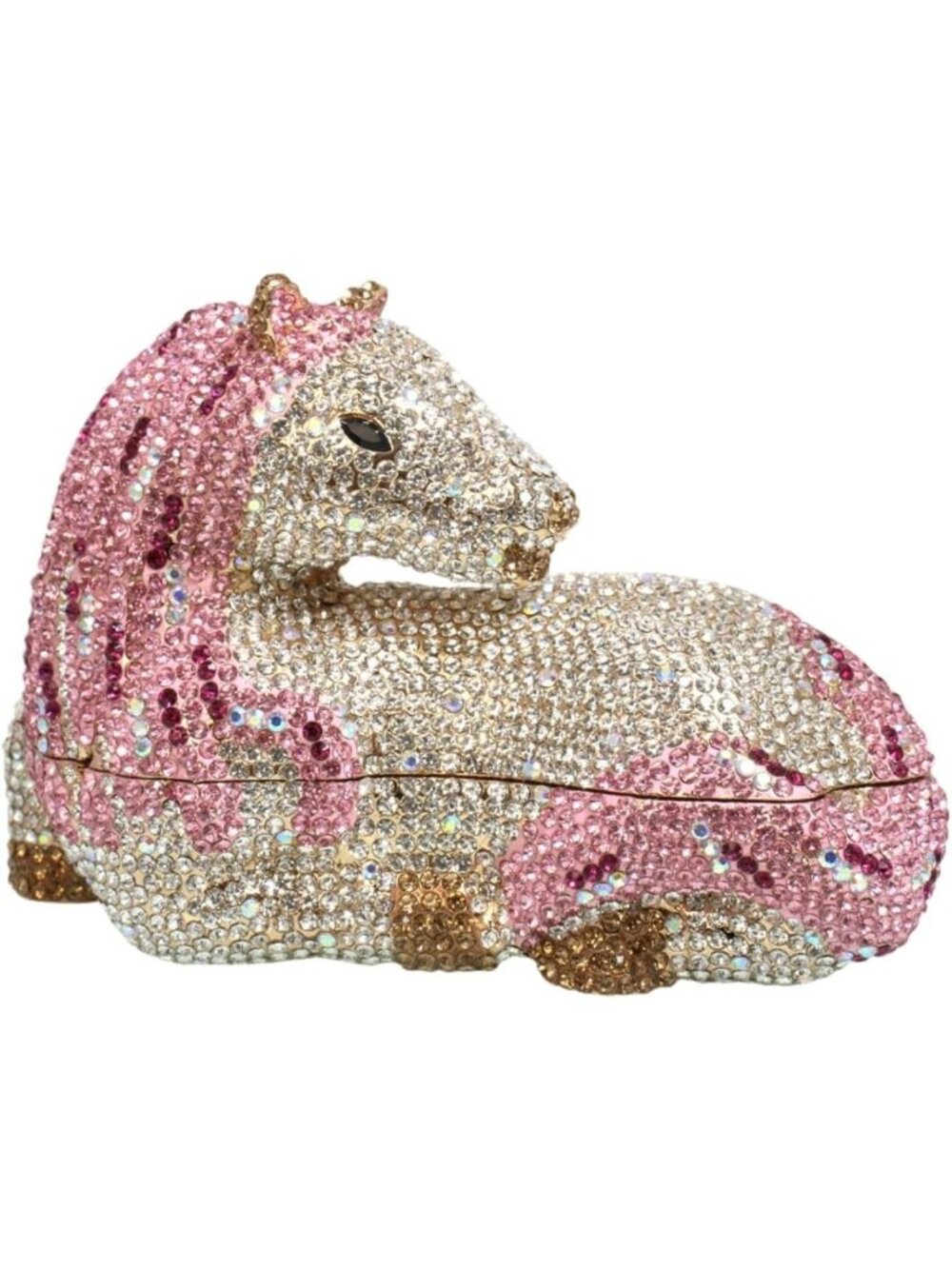 Sparkling Horse Shape Rhinestone Evening Clutch Bag | Crystal Handbag for Prom